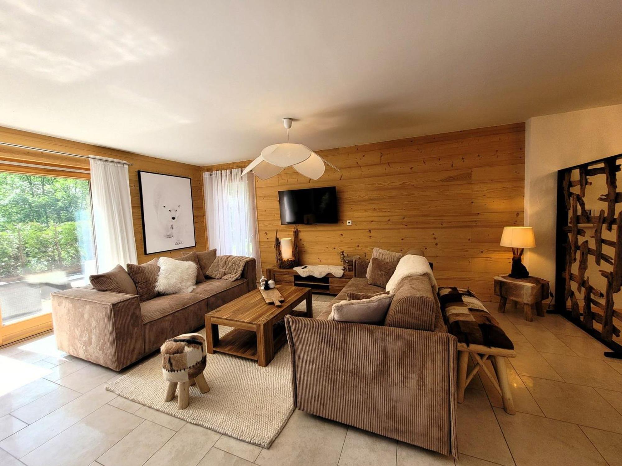 Spacieux Et Lumineux, 3 Chambres, Proche Centre Les Gets, Terrasse, Parking, Calme. - Fr-1-598-167 Apartment Les Gets