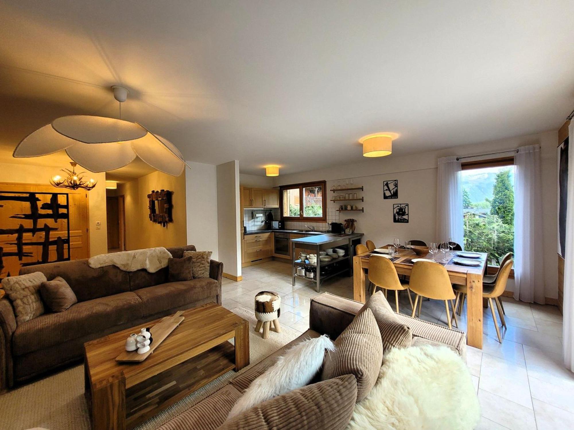 Apartment Spacieux Et Lumineux, 3 Chambres, Proche Centre Les Gets, Terrasse, Parking, Calme. - Fr-1-598-167 *