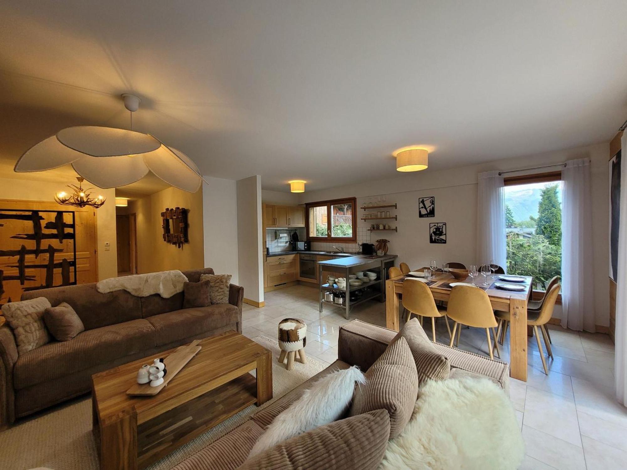 Spacieux Et Lumineux, 3 Chambres, Proche Centre Les Gets, Terrasse, Parking, Calme. - Fr-1-598-167 Les Gets
